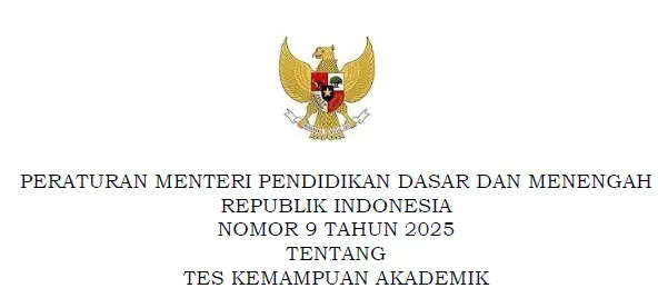 Kemendikdasmen Terbitkan Peraturan Tes Kemampuan Akademik